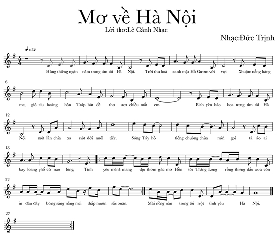 Nhà thơ Lê Cảnh Nhạc: Duyên nợ với ca khúc viết về Hà Nội
