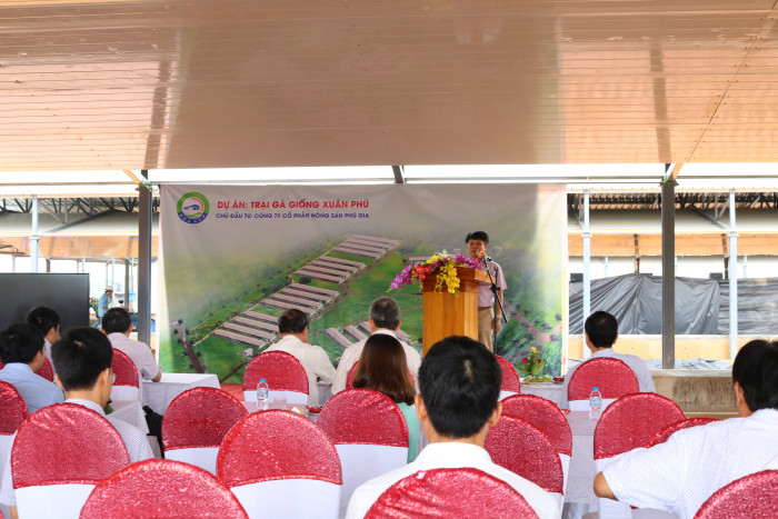 Phó chủ tịch tỉnh Thanh Hóa đến thăm và làm việc tại dự án đầu tư xây dựng trại gà giống Xuân Phú
