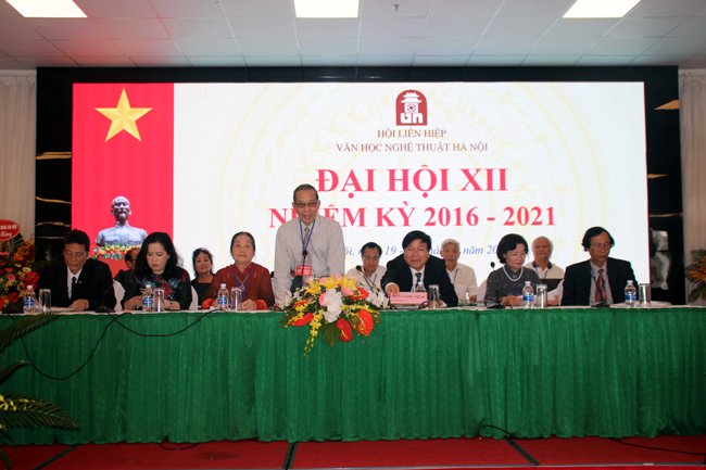 Khai mạc Đại hội XII Hội Liên hiệp văn học nghệ thuật Hà Nội
