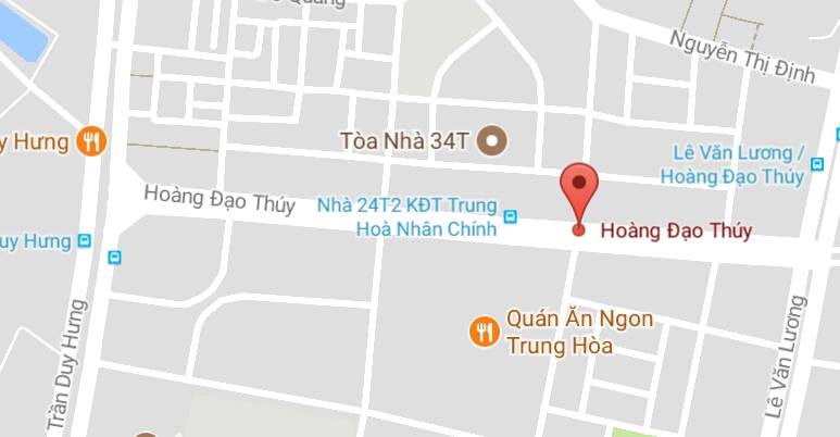 Phố Hoàng Đạo Thúy, quận Cầu Giấy, Hà Nội