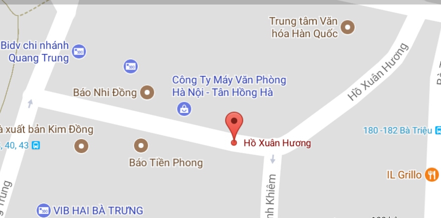 Phố Hồ Xuân Hương, quận Hai Bà Trưng, Hà Nội