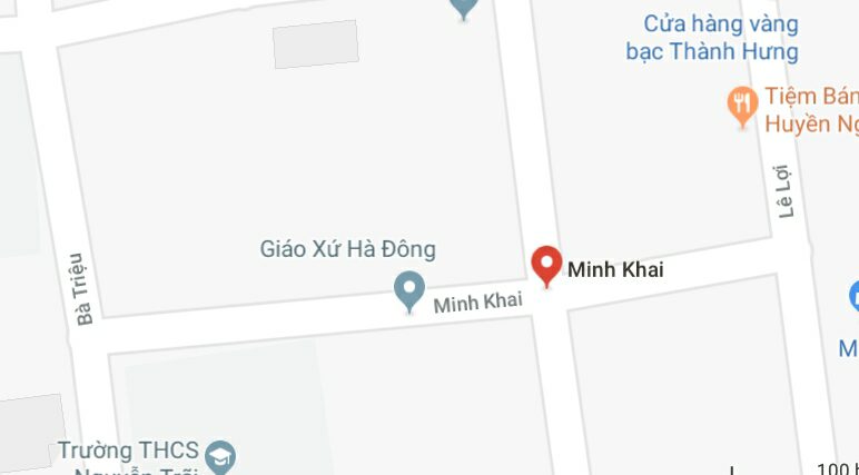 Phố Nguyễn Thị Minh Khai, quận Hà Đông, Hà Nội