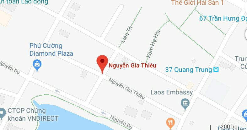 Phố Nguyễn Gia Thiều, quận Hoàn Kiếm, Hà Nội