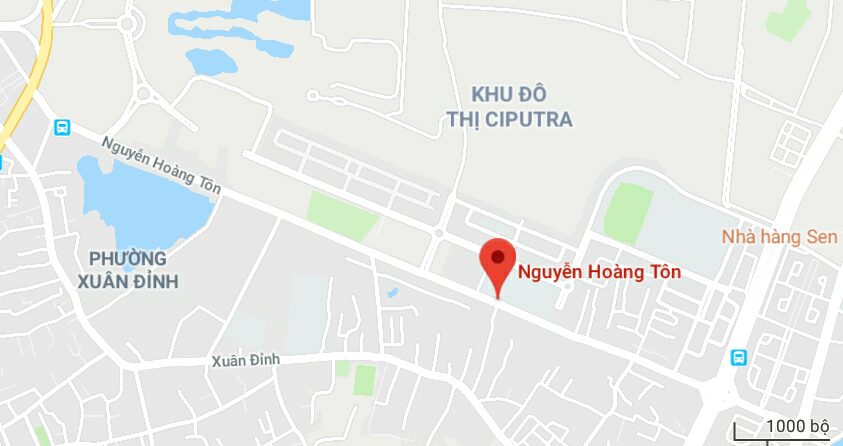 Đường Nguyễn Hoàng Tôn, thuộc quận Tây Hồ và quận Bắc Từ Liêm, Hà Nội