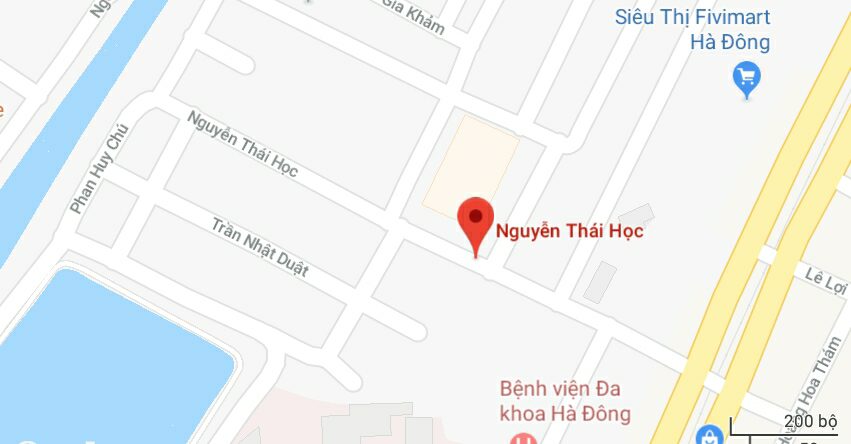 Phố Nguyễn Thái Học, quận Hà Đông, Hà Nội