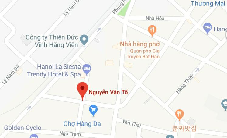 Phố Nguyễn Văn Tố, quận Hoàn Kiếm, Hà Nội