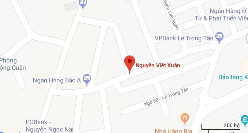 Phố Nguyễn Viết Xuân, quận Thanh Xuân, Hà Nội