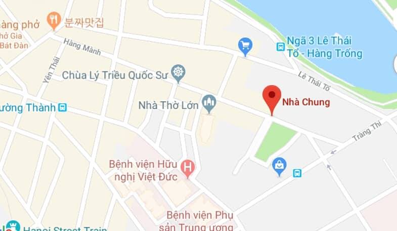 Phố Nhà Chung, quận Hoàn Kiếm, Hà Nội