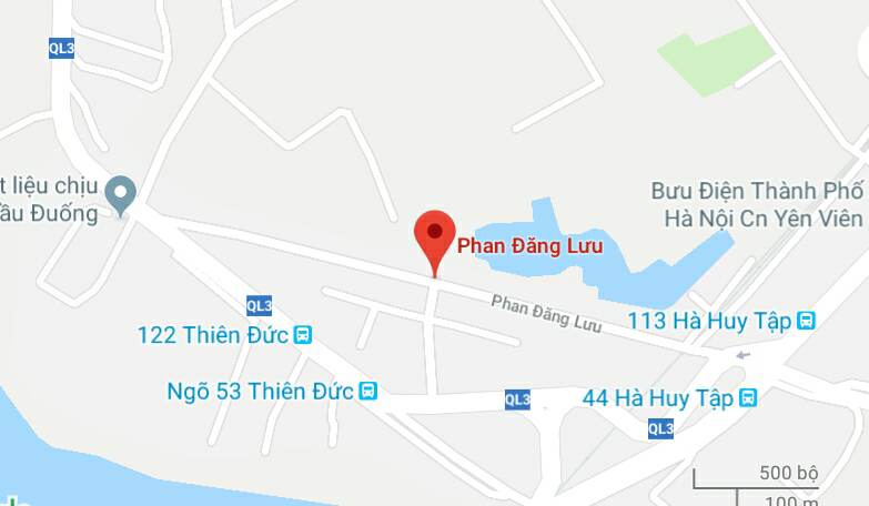 Đường Phan Đăng Lưu, huyện Gia Lâm, Hà Nội