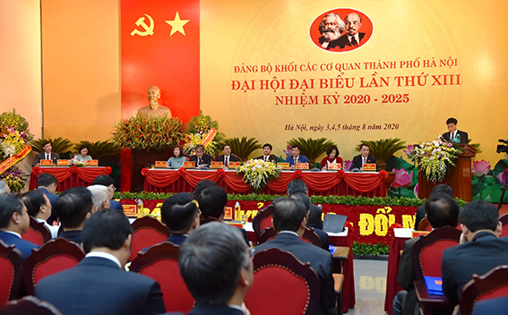 Kết quả Đại hội Đảng bộ cấp trên cơ sở trực thuộc Thành ủy Hà Nội, nhiệm kỳ 2020 - 2025