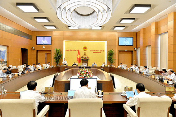Ủy ban Thường vụ Quốc hội tiến hành phiên họp thứ 46