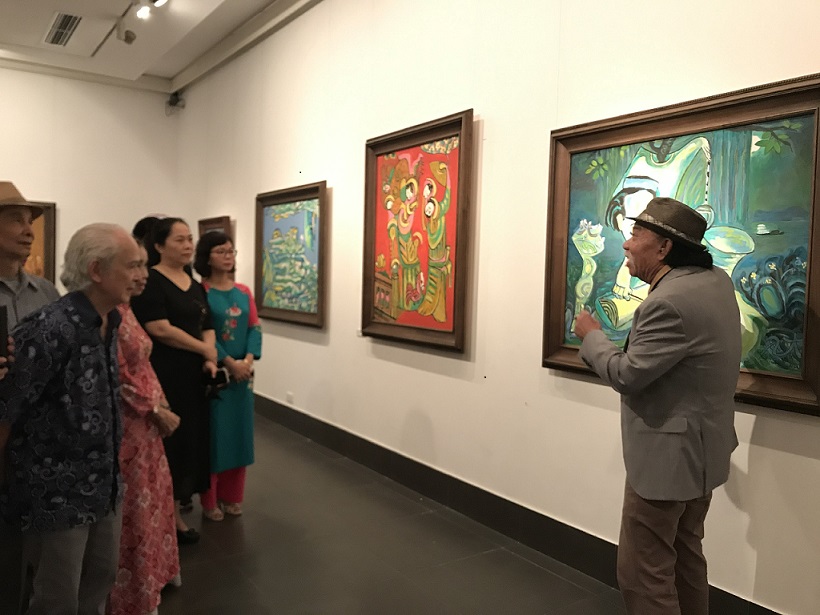 Thưởng thức nghệ thuật đảo ngược qua triển lãm của họa sĩ Nguyễn Đại Giang