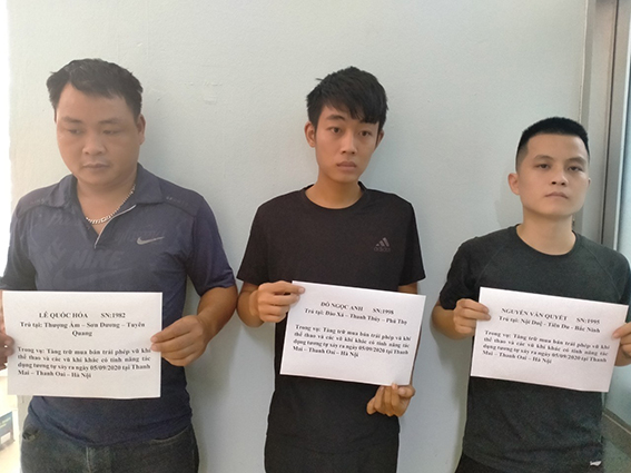 Công an Huyện Thanh Oai - Hà Nội triệt phá đường dây buôn bán vũ khí lớn nhất từ trước đến nay 