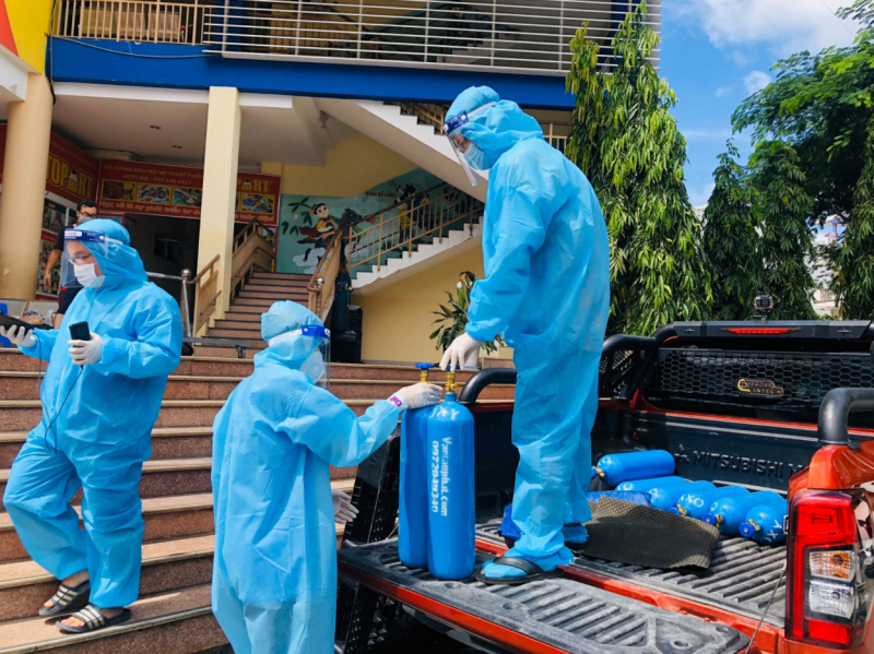 Khuyến cáo người dân cách hoạt động vận chuyển, lưu trữ, bảo quản và sử dụng bình khí oxy