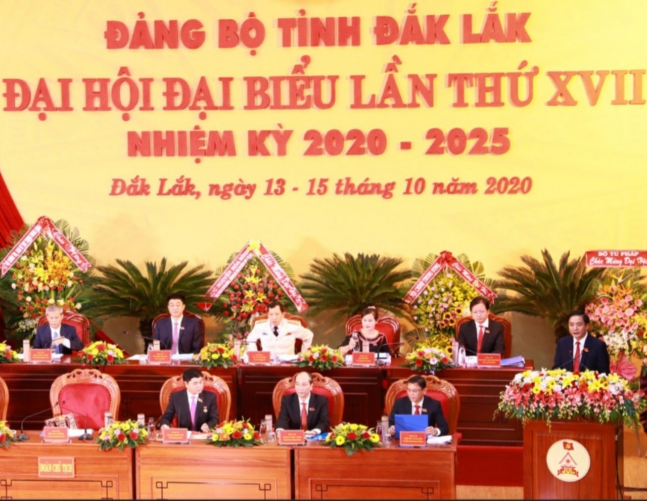 Đại hội đại biểu Đảng bộ tỉnh ĐẮK LẮK lần thứ XVII, nhiệm kỳ 2020- 2025