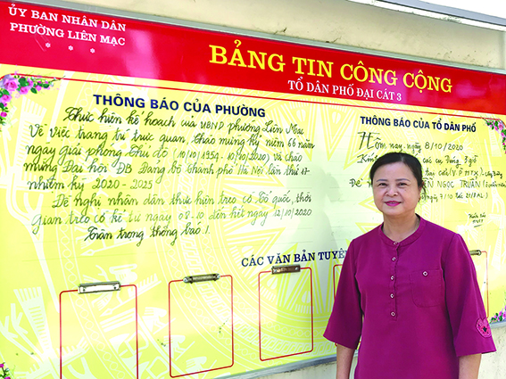 Tổ trưởng dân phố được dân tín, dân tin