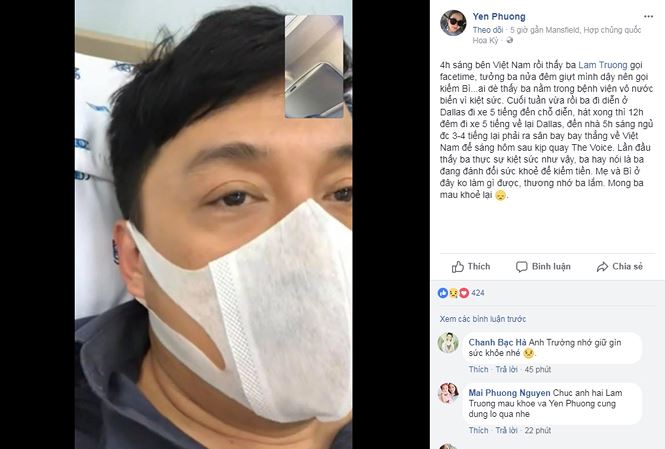 Ca sĩ Lam Trường nhập viện vì kiệt sức